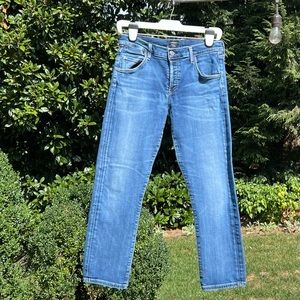 Citizens of Humanity Emerson Slim Boyfriend Jeans, Button-fly, Sz 27, Mid-rise
